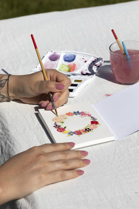 Talens Art Creation Acuarelas Pocket Box con 12 Pastillas y Accesorios